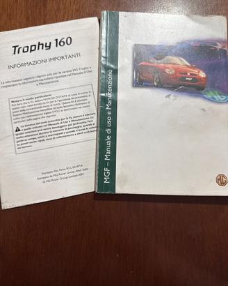 Manuale uso e manutenzione MGF e Trophy 160