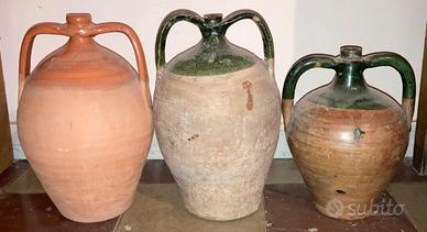 Anfore -giare d’epoca in terracotta