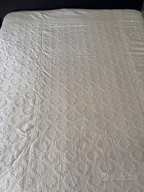 Copriletto tessuto a mano cotone sardo inizio 900