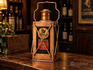 Lanterna Ramazzotti vintage '60'70 bottiglia piena