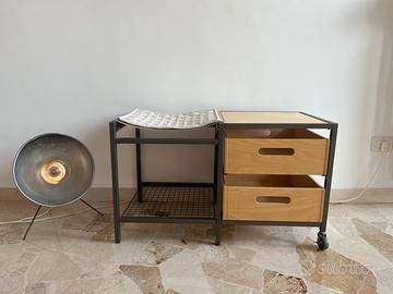 Panca / mobile Ikea Veberod - stile industriale
