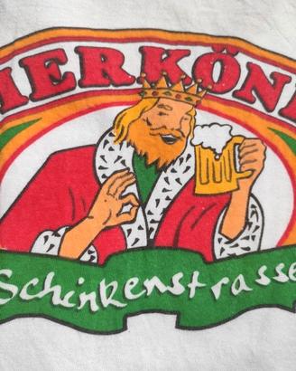 Bierkonig T Shirt Vintage 00s Maglietta Sleveless