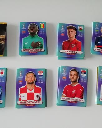 Figurine mondiali di calcio QATAR 2022 Panini