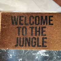 Zerbino ingresso Welcome to the jungle 75x45x2