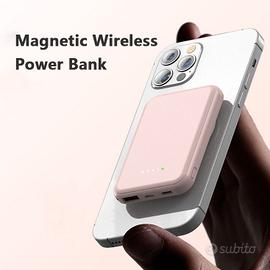 Mini Power Bank Magnetico Wireless - Informatica In vendita a Milano