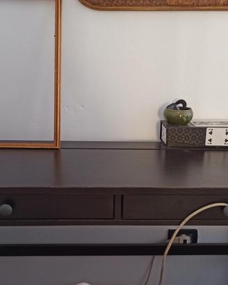 Scrivania Ikea Hemnes nera