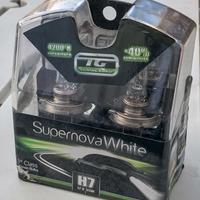 2 LAMPADINE XENON SUPERNOVA WHITE H7