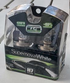 2 LAMPADINE XENON SUPERNOVA WHITE H7