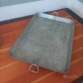 Vassoio XL vintage in metallo 