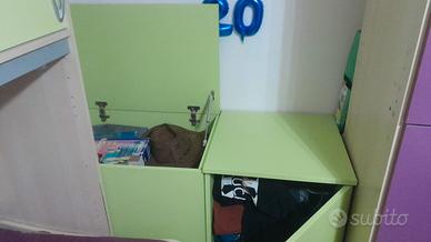 Mobile con doppia apertura differente