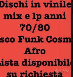 Dischi vinile mix e lp anni 70/80 Disco Funk Afro