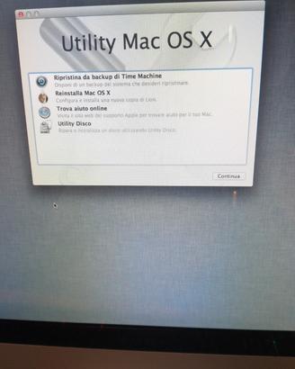 APPLE Imac 8.1 4gb ram, HDD; da FORMATTARE