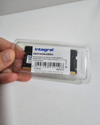Integral RAM DDR5 8GB SO-DIMM 5600MHz CL46 laptop