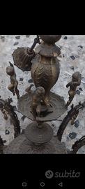 Lampadario in bronzo caratteristico
