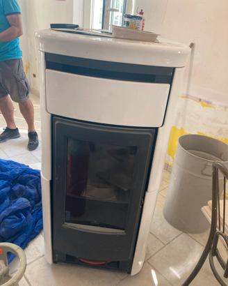 Termostufa che alimenta la caldaia
