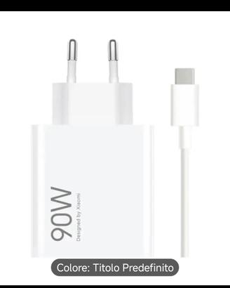 Caricabatterie USB-C 90W ricarica rapida – nuovo