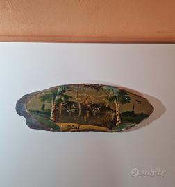 Quadretto souvenir vintage Bled Slovenia