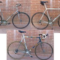 Tre bici vintage, Colnago, Fanini, Moser
