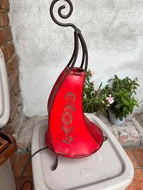 Lampada da tavolo arte etnica