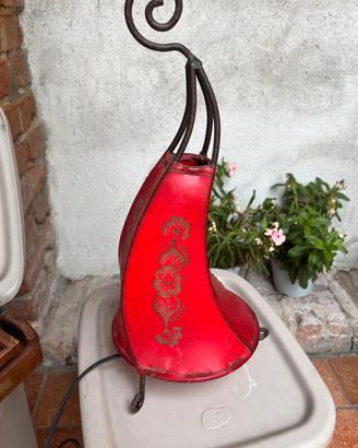 Lampada da tavolo arte etnica