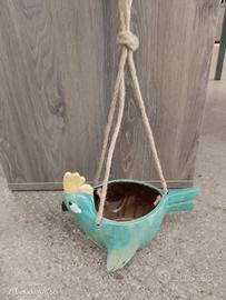 Vaso pappagallo porta fiori 