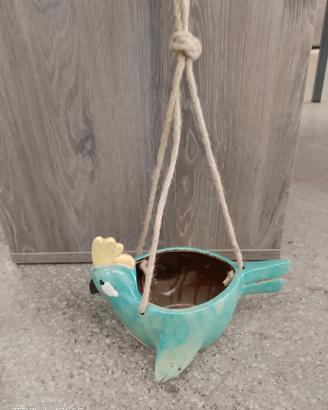 Vaso pappagallo porta fiori 