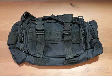 Marsupio tecnico multifunzione, nero uomo