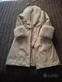 Cappotto imbottito donna bianco  