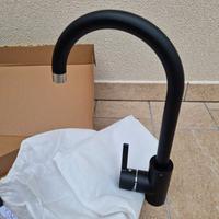 Miscelatore cucina monocomando nero