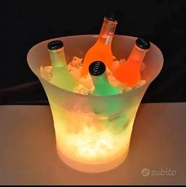 secchiello ghiaccio led bluetooth nuovo