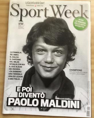 Sportweek 23/5/09 Paolo Maldini