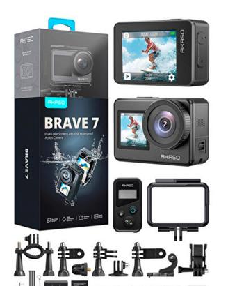 Action cam AKASO BRAVE 7 nuova