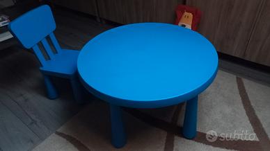 Tavolo mammut ikea blu