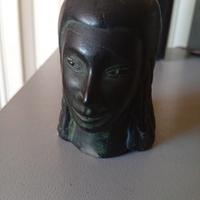 Testina ceramica bucchero