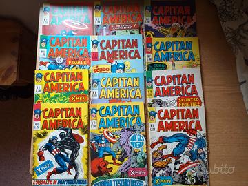 Blocco 18 fumetti Capitan America Corno 1 edizione
