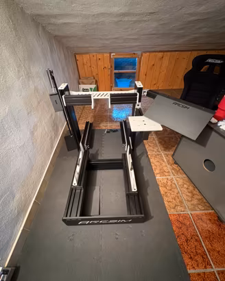 Postazione in profilati ARC SIM GT-X
