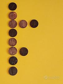 5 centesimi spiga 1921/1934