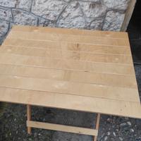 tavolo pieghevole in legno 