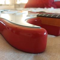 60' stratocaster fiesta red, assemblata Musikraft