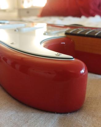 60' stratocaster fiesta red, assemblata Musikraft