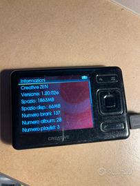 Lettore MP3 audio video Creative ZEN prima version