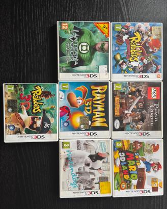 Lotto di 7 giochi COMPLETI 3ds pal ita
