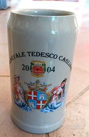 Boccale E Manifesto Festival Birra a Cagliari 1986