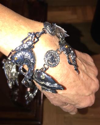 Bracciale Versace con ciondoli