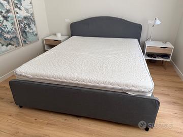 letto matrimoniale imbottito Ikea