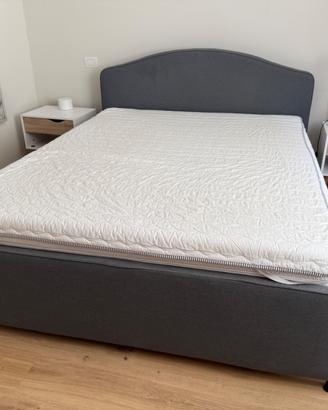 letto matrimoniale imbottito Ikea