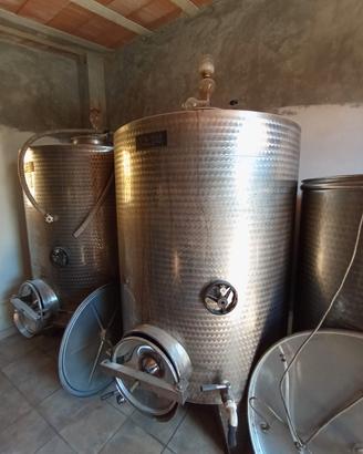 tini cisterne per olio vino