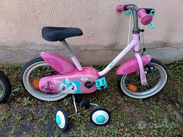 Bicicletta bambina decathlon 14"