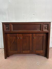 Set completo mobile, piano, lavabo e specchio