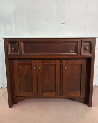 Set completo mobile, piano, lavabo e specchio